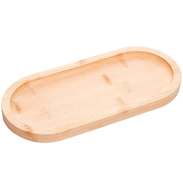 Bandeja de bambu Nature oval Lyor 24x11x1,5