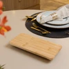 Bandeja de bambu com pés Nature Lyor 24x11x2,5