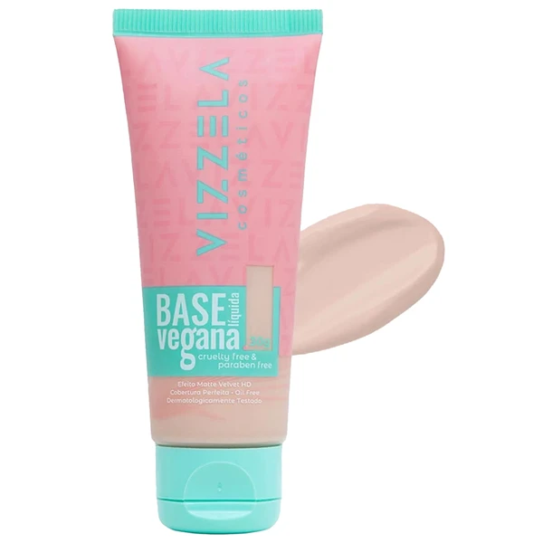 Base líquida vegana matte Vizzela - 02