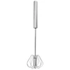 Batedor mixer giratório semiautomático em inox 35 cm