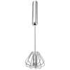 Batedor mixer giratório semiautomático em inox 35 cm