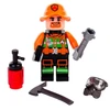 Bloco de montar Play Box Fire Fighter Bombeiro