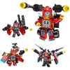 Bloco de montar Play Box Super Robô Bombeiro