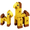 Blocos de montar girafa com filhote Zoo Family 30 peças