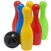 Boliche plástico com 6 pinos e 1 bola 29 cm