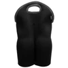 Bolsa térmica dupla em neoprene para garrafa de vinho Lyor 36x24,5