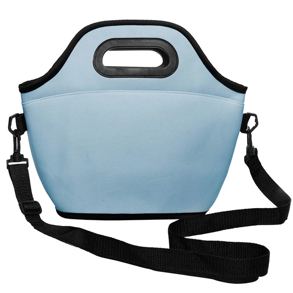 Bolsa térmica em neoprene azul Lyor 30x15x29