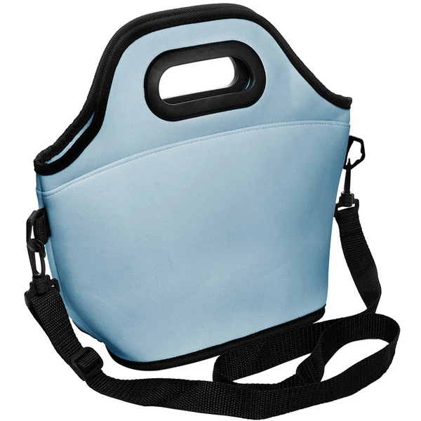 Bolsa térmica em neoprene azul Lyor 30x15x29