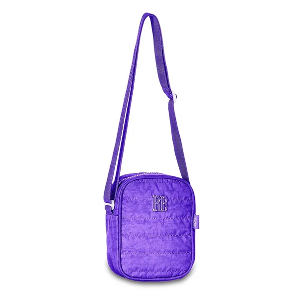 Bolsa transversal Shoulder Bag crinkle matelassê Rebecca Bonbon