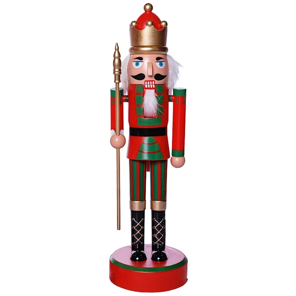 Boneco Soldado Quebra-Nozes de madeira 28 cm