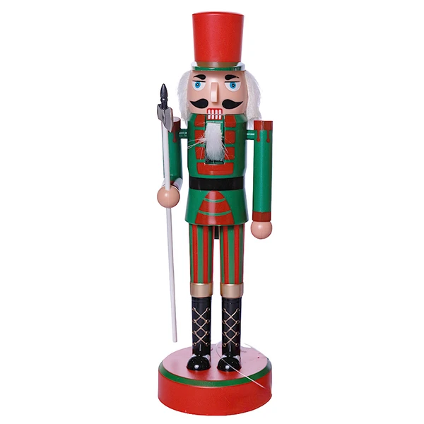 Boneco Soldado Quebra-Nozes de madeira 28 cm