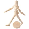 Boneco articulado de madeira 7,5x6,7x31,6