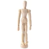 Boneco articulado de madeira 7,5x6,7x31,6