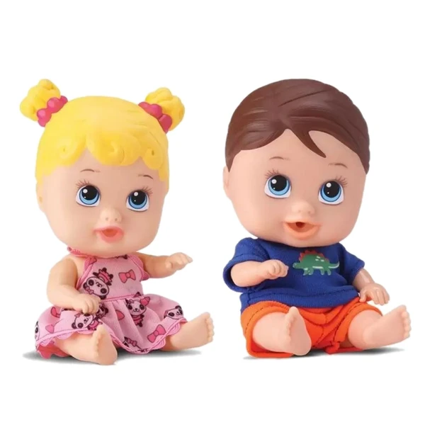 Bonecos Little Dolls - Gêmeos menino e menina