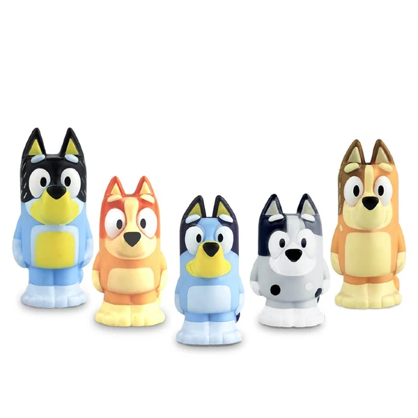 Bonecos em miniatura e dedoches Bluey