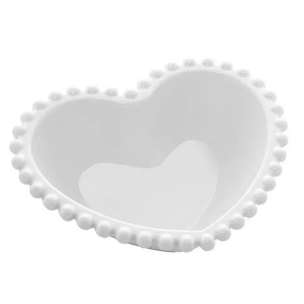 Bowl coração em cerâmica 12,3x12x3