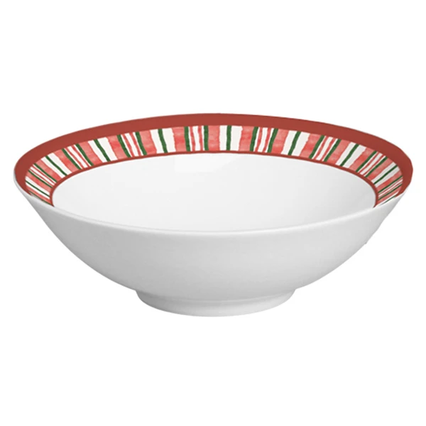 Bowl natalino em cerâmica Encanto Natalino Alleanza 300 ml 15,5 cm