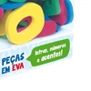 Brinquedo educativa Minhas Letras e Números em EVA 73 peças