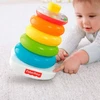 Brinquedo educativo Pirâmide de argolas com chocalho Fisher-Price