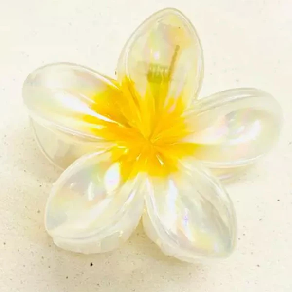 Broche de cabelo piranha flor Lírio G