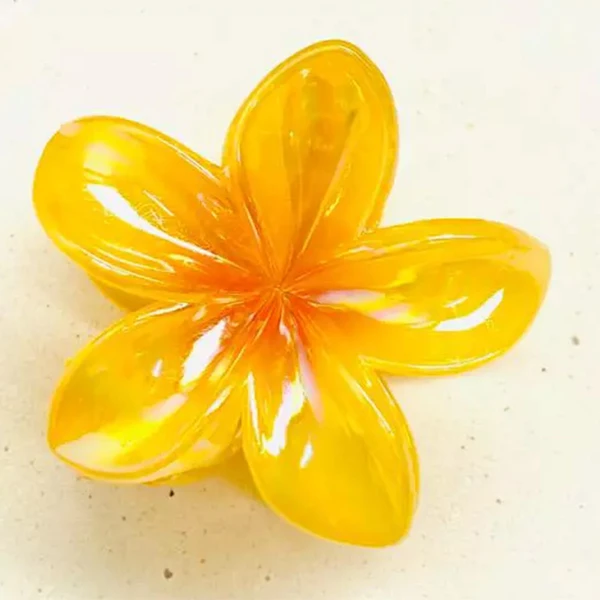 Broche de cabelo piranha flor Lírio G