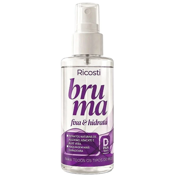 Bruma fixadora Ricosti 120 ml - fixa e hidrata