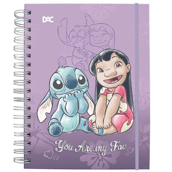 CADERNO SMART COLEGIAL STITCH DAC 10 DIVISÓRIAS 80 FOLHAS
