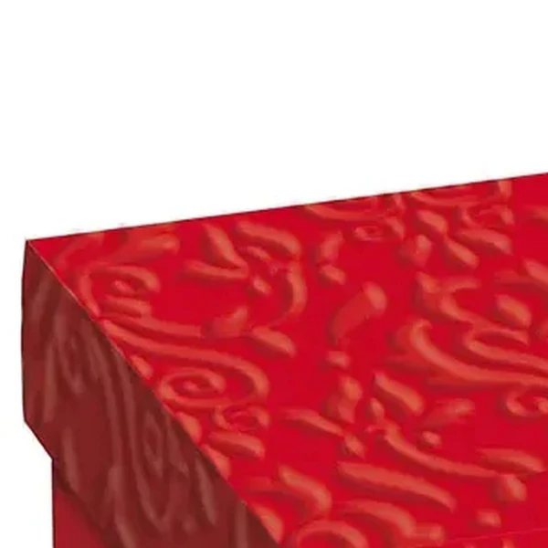 CAIXA de presente vermelha 12X12X4