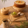 CONJUNTO 4 GARFOS DE BAMBU PARA PETISCO LYOR 18CM