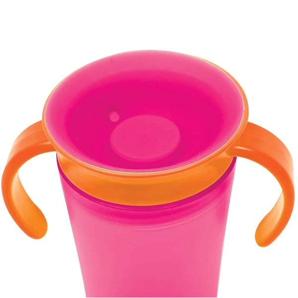 COPO DE TREINAMENTO INFANTIL ROSA 260ML