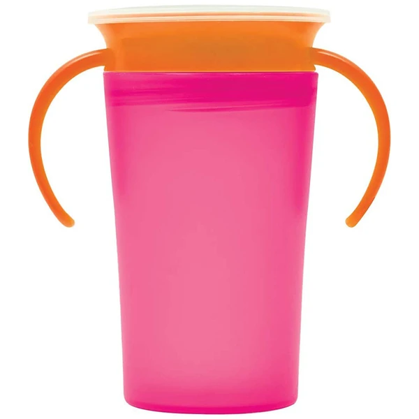 COPO DE TREINAMENTO INFANTIL ROSA 260ML