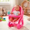 Cadeirão de papinha para bonecas