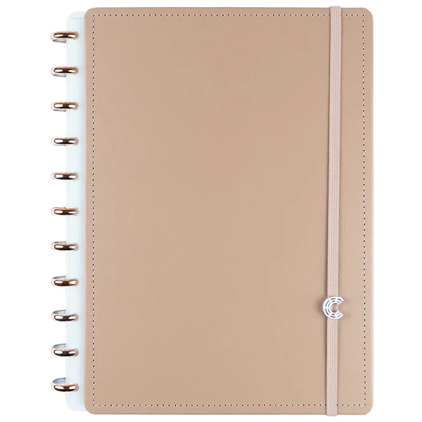 Caderno Inteligente de discos Cappuccino - A5
