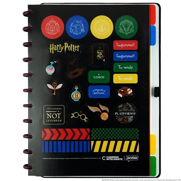 Caderno Inteligente de discos Harry Potter - M