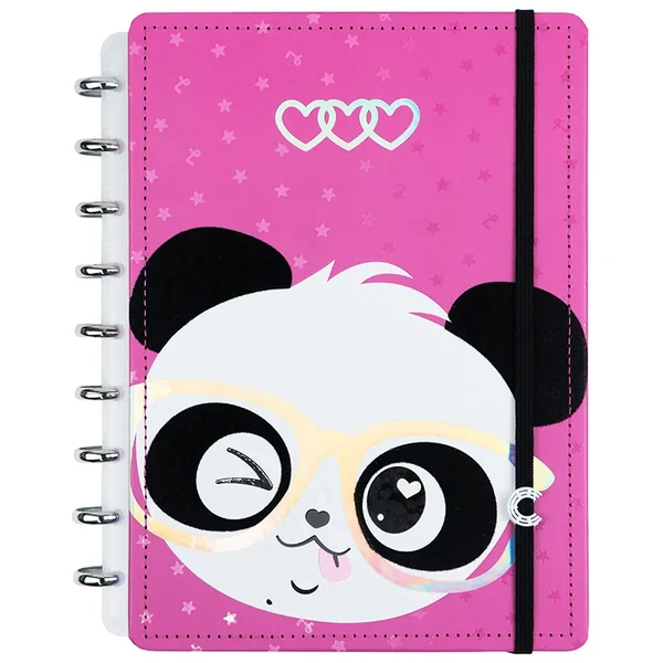 Caderno Inteligente de discos Pandalu Glow by Luluca - M