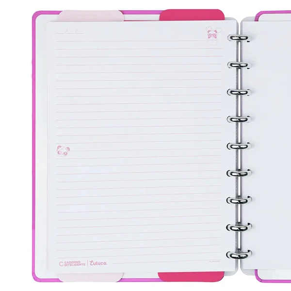 Caderno Inteligente de discos Pandalu Glow by Luluca - M