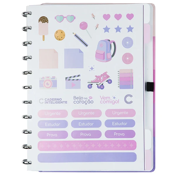 Caderno Inteligente de discos Unique by Cacau - M