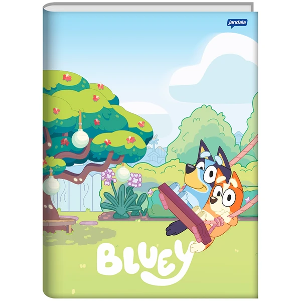 Caderno brochura 1/4 Bluey Jandaia 80 folhas