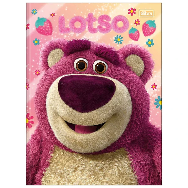 Caderno brochura 1/4 Lotso Toy Story Disney Tilibra 80 folhas 14x20