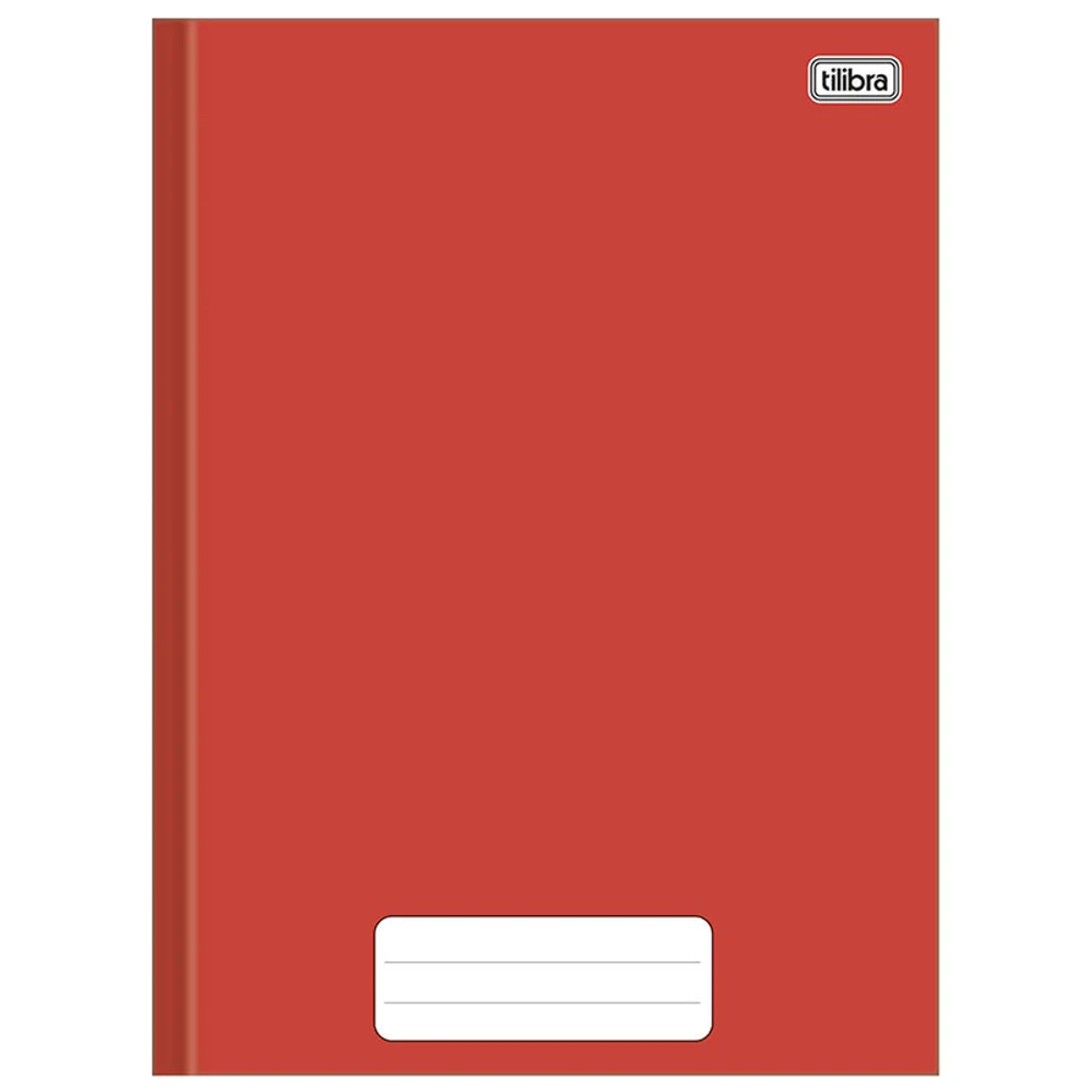 Caderno brochura 1/4 Pepper Tilibra 80 folhas - vermelho