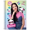 Caderno brochura universitário Luluca Tilibra 80 folhas 20x27,5