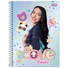 Caderno brochura universitário Luluca Tilibra 80 folhas 20x27,5