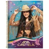 Caderno espiral universitário Ana Castela Tilibra 10 matérias 160 folhas 20x27,5