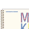 Caderno espiral universitário Cartografia e Desenho Mickey Mouse Disney Jandaia 80 folhas