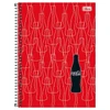 Caderno espiral universitário Coca-Cola Tilibra 10 matérias 160 folhas 20x27,5