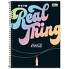 Caderno espiral universitário Coca-Cola Tilibra 10 matérias 160 folhas 20x27,5