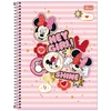 Caderno espiral universitário Minnie Mouse Disney Tilibra 10 matérias 160 folhas 20x27,5