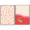 Caderno espiral universitário Minnie Mouse Disney Tilibra 10 matérias 160 folhas 20x27,5