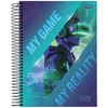 Caderno espiral universitário Player 1 Jandaia 192 folhas