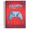Caderno espiral universitário Player 1 Jandaia 192 folhas